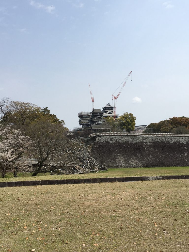 工事中の熊本城