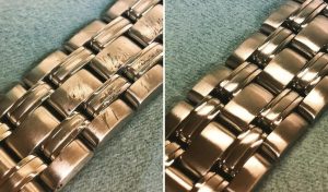 オメガ シーマスター ブレスレット 外装研磨 修理事例