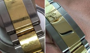 ロレックス デイトナ Ref.116523 外装仕上げ（キズ取り研磨）修理事例